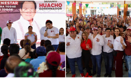 Es momento de la transformación, equipo de “Huacho” en campaña