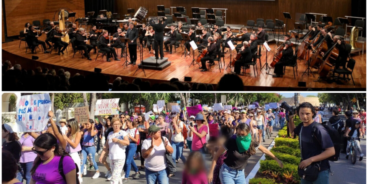 Cancela OSY concierto por marcha feminista este 8 de marzo