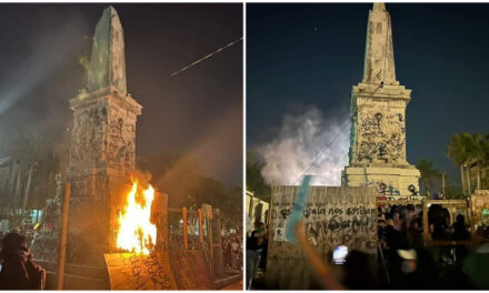 Recuento de daños a monumentos y edificios históricos por marcha del #8M