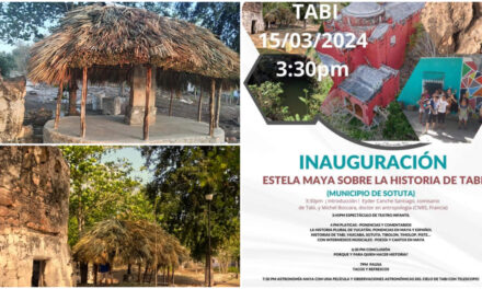 Nueva estela maya en Tabí, mostrará al mundo historia vigente