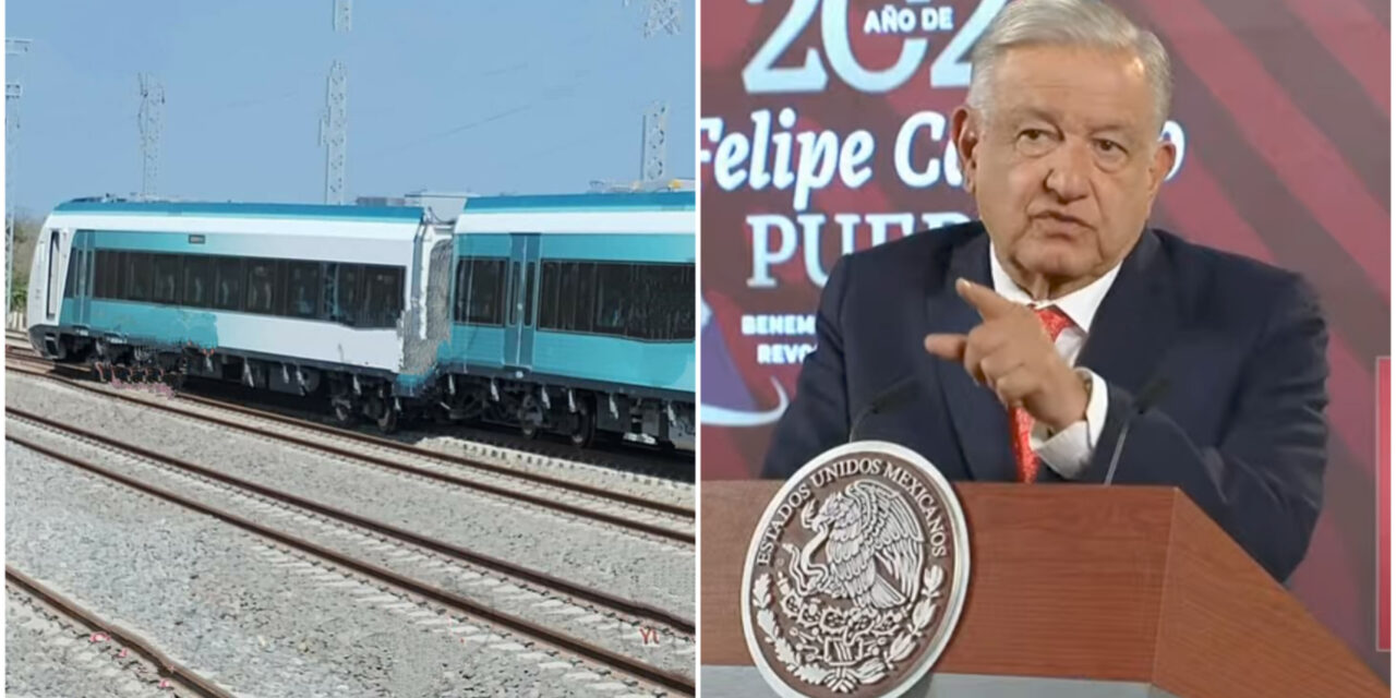 AMLO sobre descarrilamiento de Tren Maya: “sí está raro.. ”