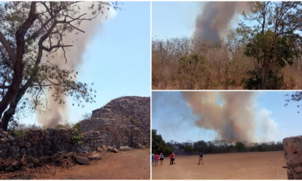 Rondó incendio vestigios mayas de Aké; evaluarán daños