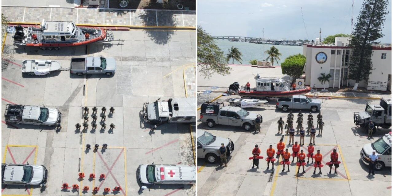En playas de Yucatán marinos refuerzan patrullajes