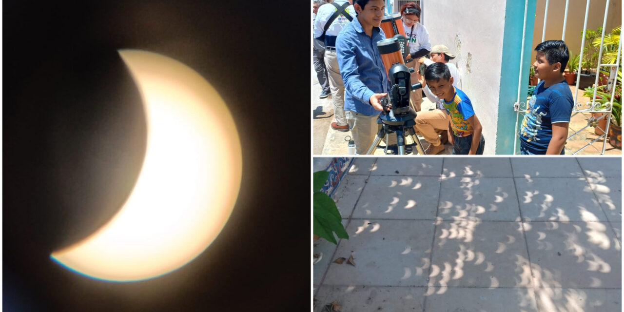 Día ‘brumoso’ y de reducción de calor en Yucatán por eclipse