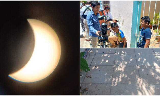 Día ‘brumoso’ y de reducción de calor en Yucatán por eclipse