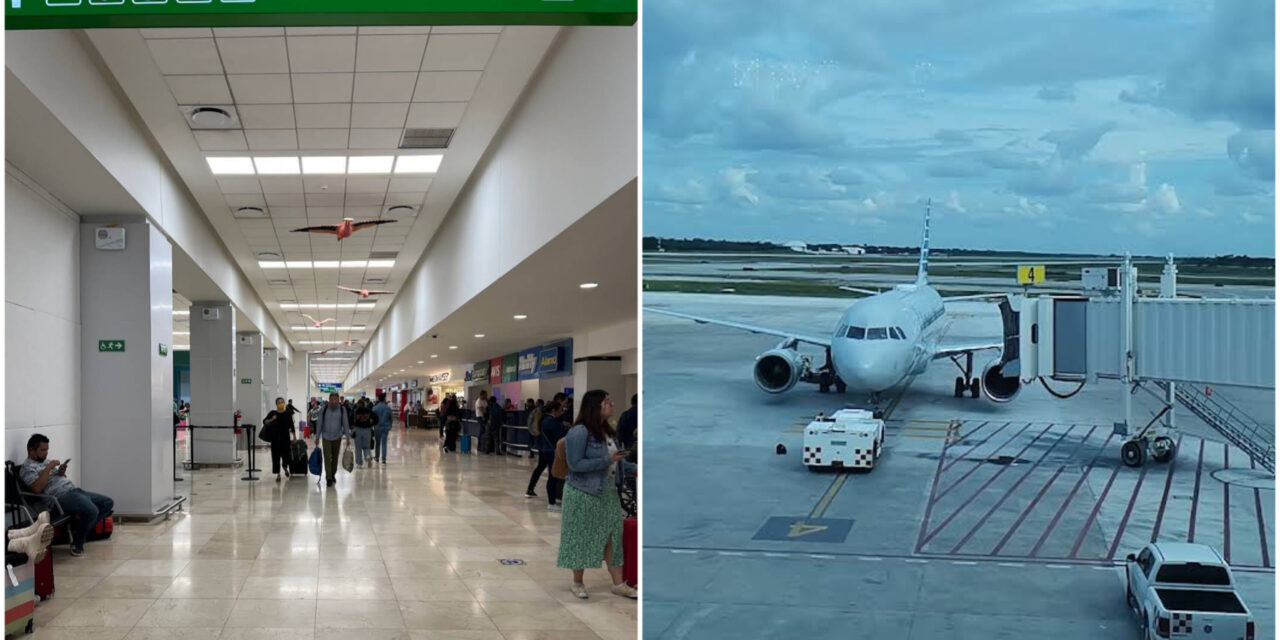 Baja la cifra de viajeros en el aeropuerto de Mérida