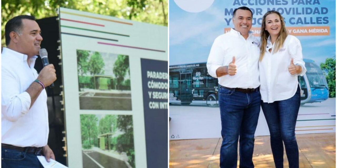 Cecilia y Renán preparan reingeniería vial para Mérida