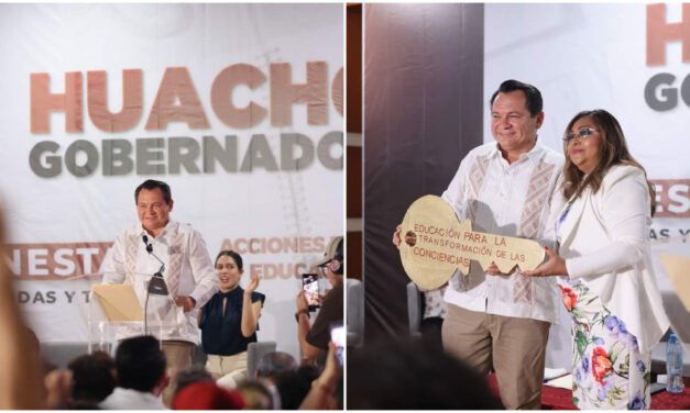 Ofrece Díaz Mena modelo educativo de la 4T para Yucatán