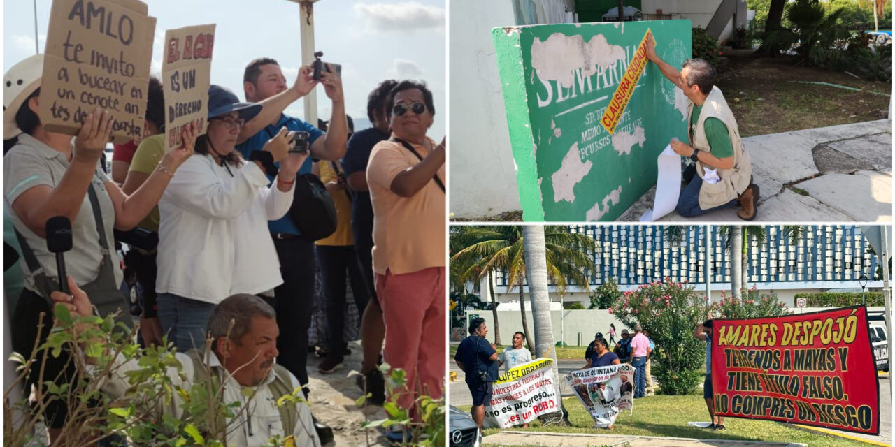 Sanción pública: clausuran Semarnat en Cancún por ‘ecocida’