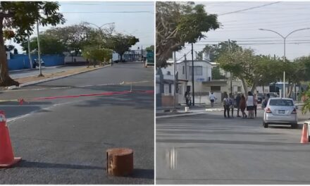 Ahora vecinos de Pacabtún bloquean avenida por fallas de electricidad