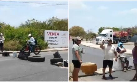‘No lo hacemos por gusto’; bloqueo de Circuito Colonias en Mérida