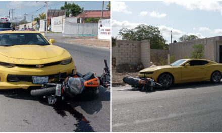 Atropella y arrastra a motociclistas en la Salvador Alvarado Sur