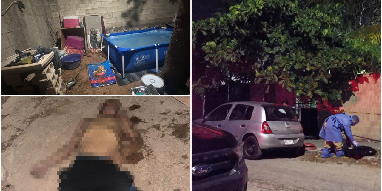 Gritaba que iba a volar y lo hizo: acabó en ‘piscina’ portátil en Kanasín