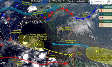 ¿Preparados? Efectos de otra onda tropical en Yucatán este miércoles