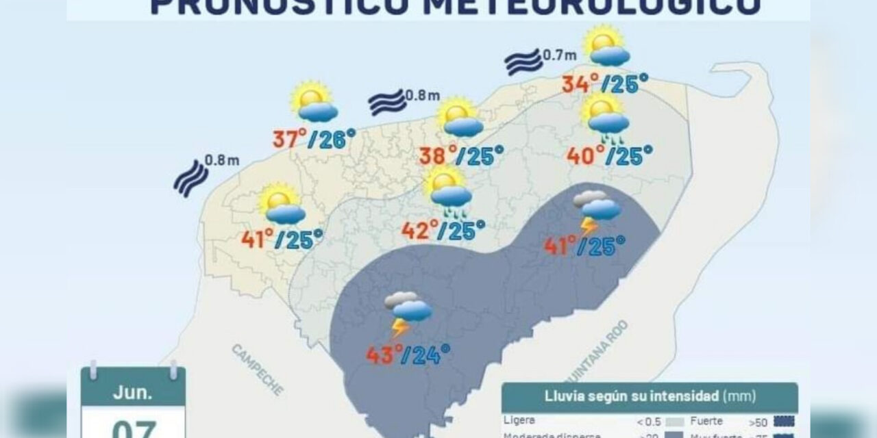 Lluvias en puerta: así llegarán a Yucatán, según Procivy