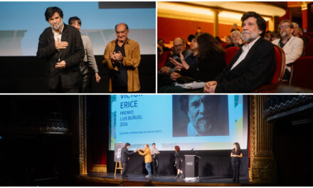 Cineasta español Víctor Erice recibe premio en Huesca y honra a Luis Buñuel