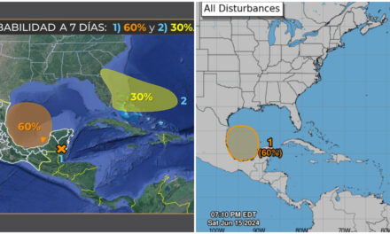Desarrolló zona de baja presión al sur de península Yucatán