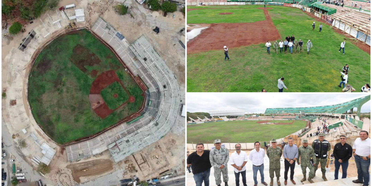 Remodelación del estadio de béisbol Kukulcán Álamo ¿Cómo va?