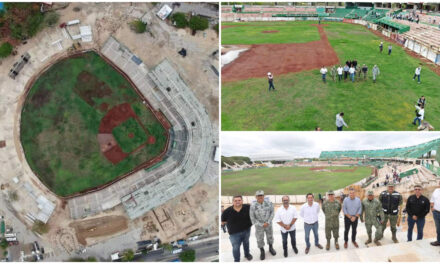 Remodelación del estadio de béisbol Kukulcán Álamo ¿Cómo va?