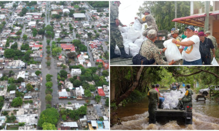 Vive Chetumal oleada de inundaciones con gobernadora ausente