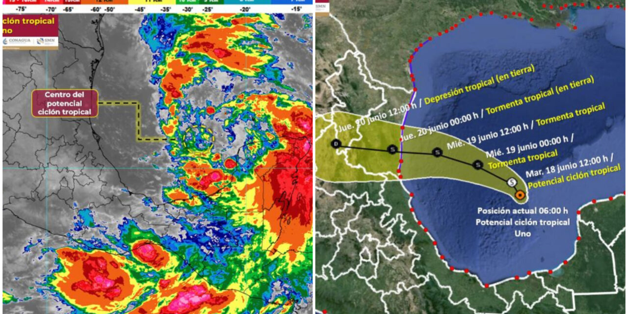 ‘Alberto’ evolucionaría a ciclón sobre golfo de México este martes