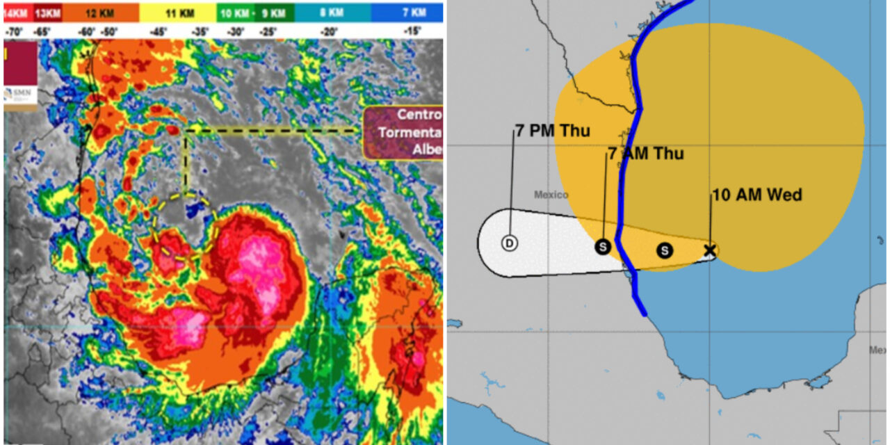 Es ‘Alberto’ tormenta tropical y primer ciclón de la temporada 2024