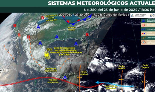 Lluvia histórica en Mérida y vienen más; tres ondas tropicales en ruta