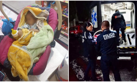 Mujer abandona a sus bebés en tienda de autoservicio de Pachuca