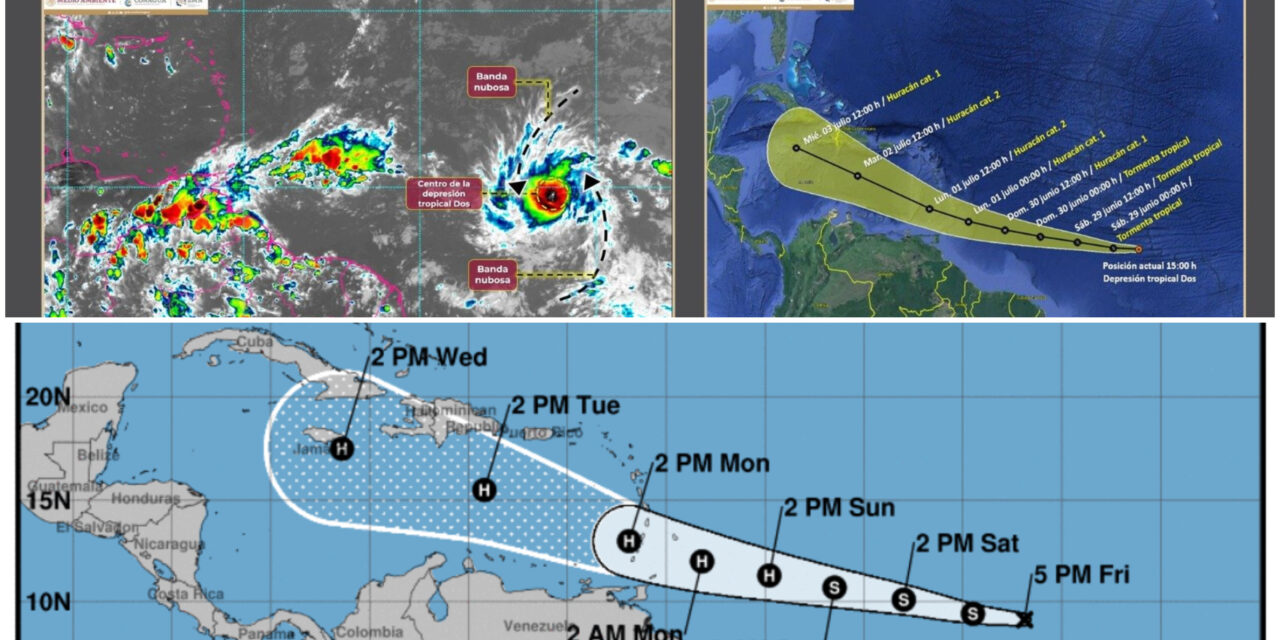 Ciclón en el Atlántico: ‘Beryl’ al acecho; onda tropical este sábado en Yucatán