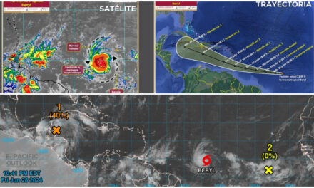 Tormenta Tropical “Beryl” con potencial de huracán