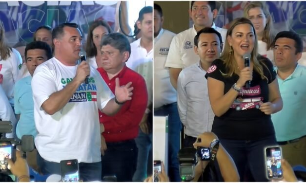 Celebran Renán, Cecilia y candidatos en Monumento a la Patria