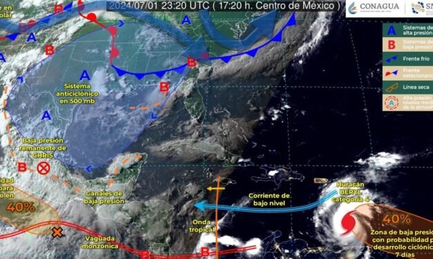 Viento cortante en península de Yucatán antídoto a brutal fuerza de «Beryl»