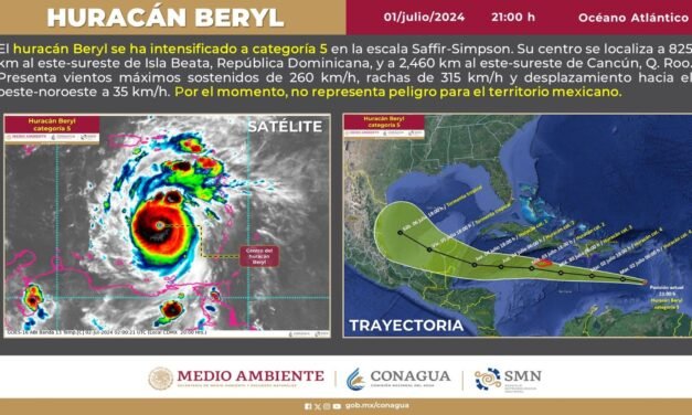 «Beryl», un monstruo de categoría 5 en el Caribe oriental
