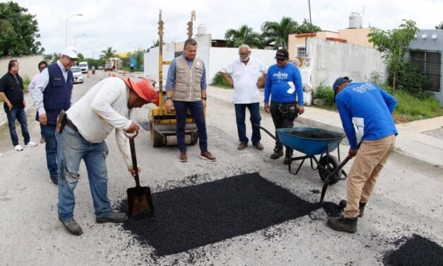 Bacheo en Mérida, urgencia en temporada de lluvias