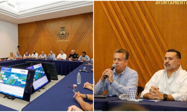Activado protocolo de Protección Civil en Mérida por «Beryl»; asiste Renán