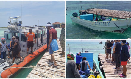 Náufragos rescatados cerca de Arrecife Alacranes