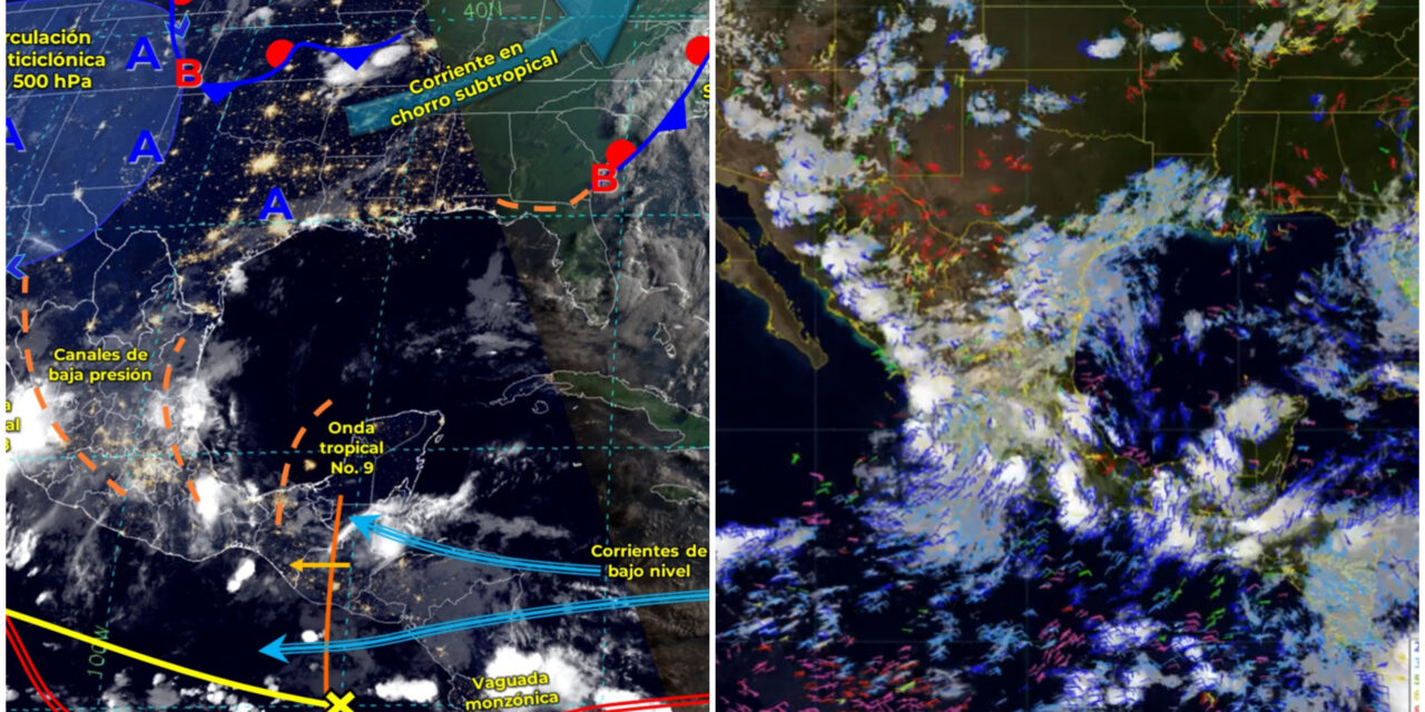 Fin de semana con potencial de lluvias, al menos viernes y sábado