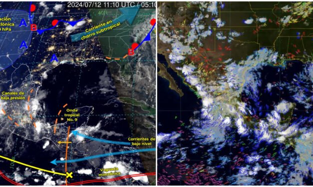 Fin de semana con potencial de lluvias, al menos viernes y sábado