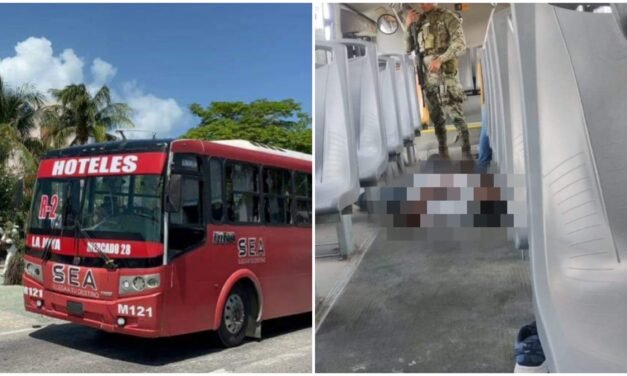 Ejecutados en autobús de zona hotelera de Cancún