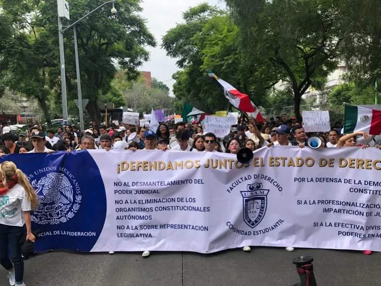 Convocatoria a estudiantes y jóvenes contra la reforma judicial