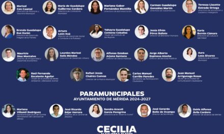 Propuesta de gabinete paritario de Cecilia Patrón para Mérida