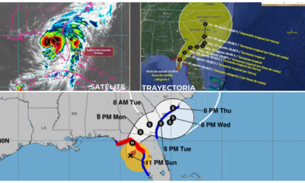 Huracán ‘Debby’ tocaría tierra en costa de Florida la mañana de lunes