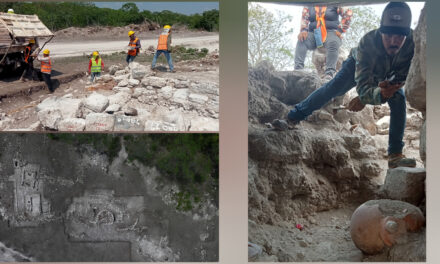 Milenarios monumentos en traslado a estación Calakmul de Tren Maya