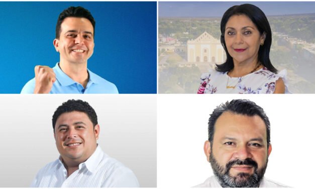 Firmes: Erick Rihani, en Progreso, y Cristina del Rocío Pérez, en Hunucmá