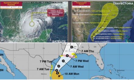 “Francine”, primer ciclón de septiembre en golfo de México