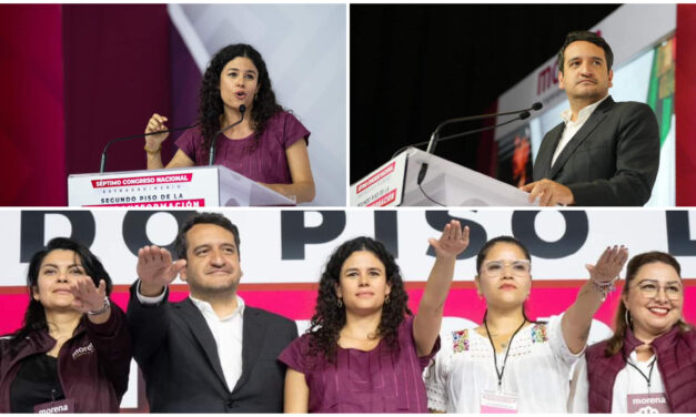 ‘Se va, pero se queda…’, colaboradora e hijo de AMLO lideran Morena