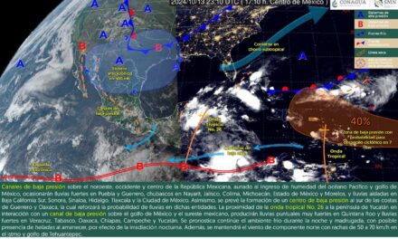 Calor y lluvia, principios de semana; primer norte con frío, el jueves