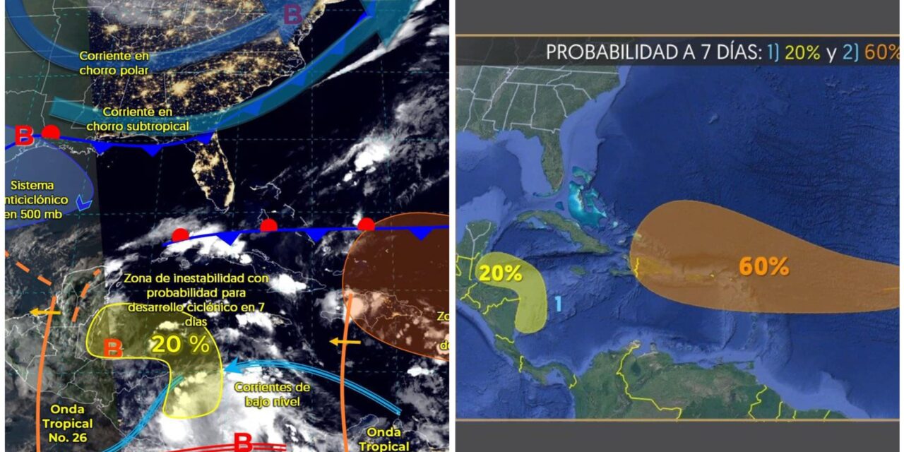 Lluvias de hasta 46.6 milímetros en nororiente de Mérida