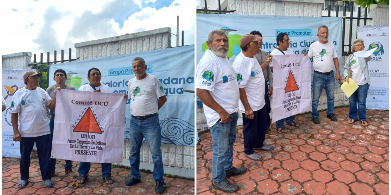 Protestan en Yucatán por manejo del agua y apuntan a industrias