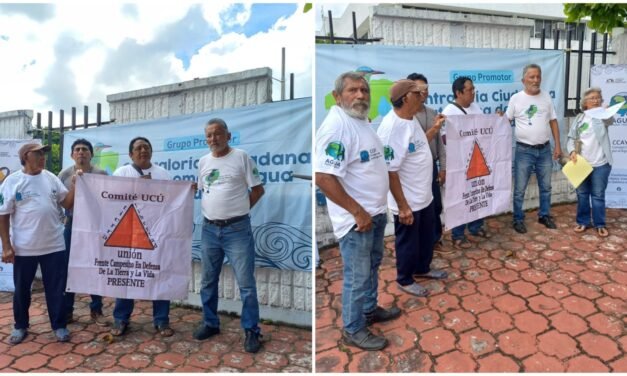 Protestan en Yucatán por manejo del agua y apuntan a industrias